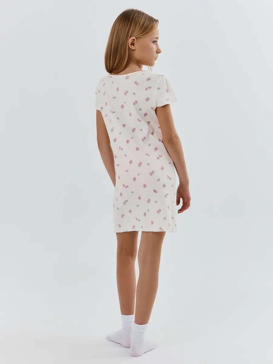 Сорочка ночная Mark Formelle (Марк Формэль) 577724/цветы на молочном1 - фото 3