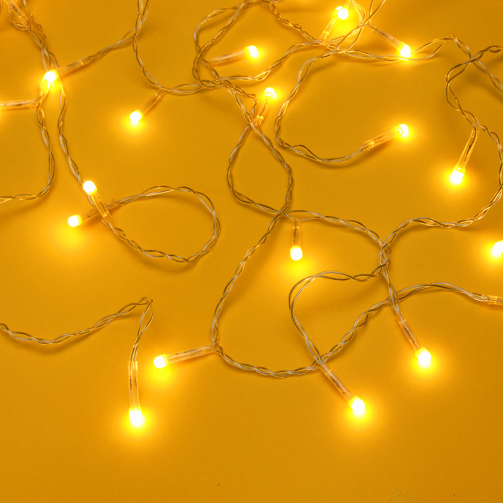 Светодиодная гирлянда Сноубум Занавес нить 2х2 метра 120LED 8 нитей 8 режимов - фото 1