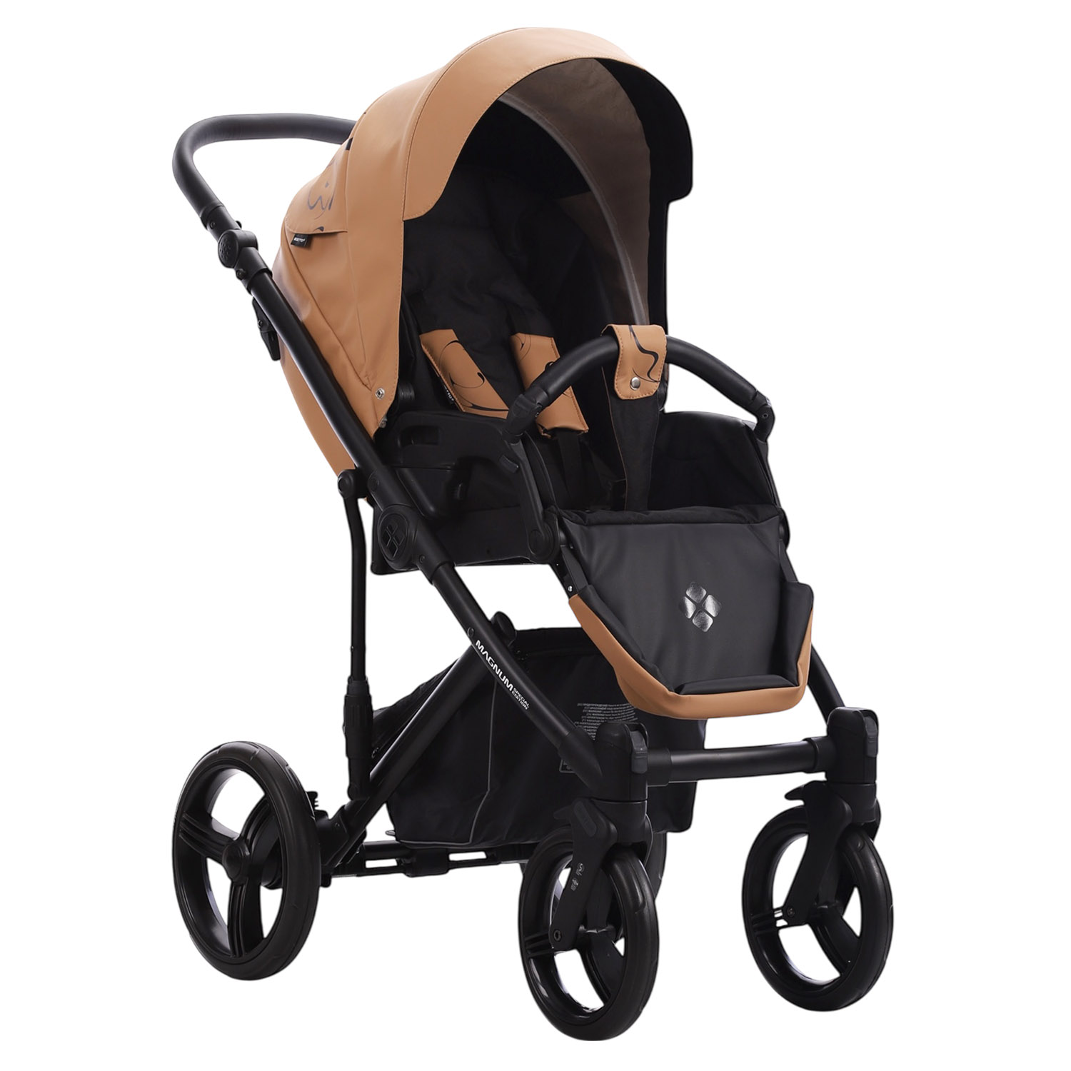 Коляска 2в1 Bebetto Magnum Light SE Pro оранжевый - фото 4