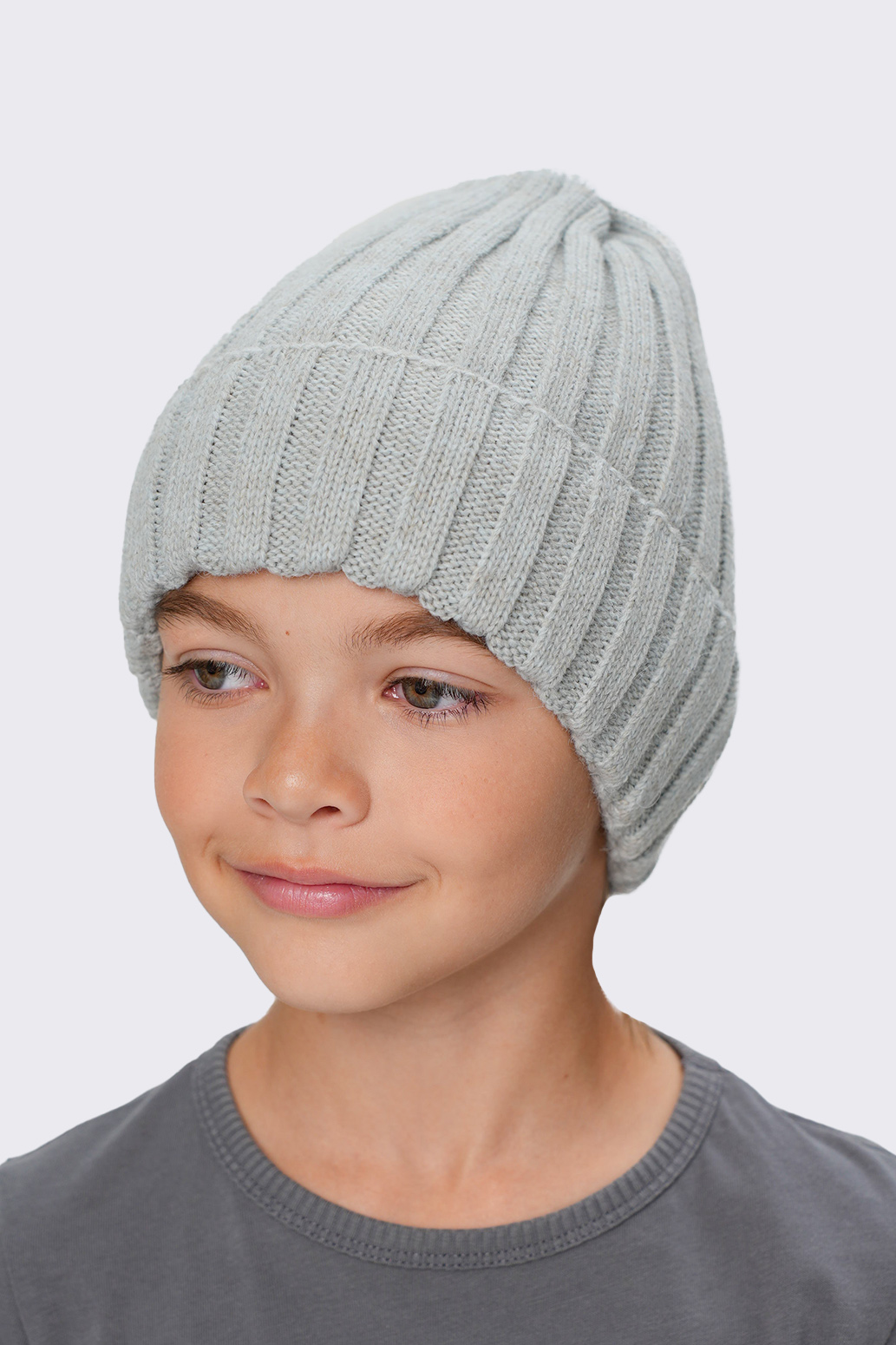 Шапка UKI KIDS 14w25-037сер - фото 1