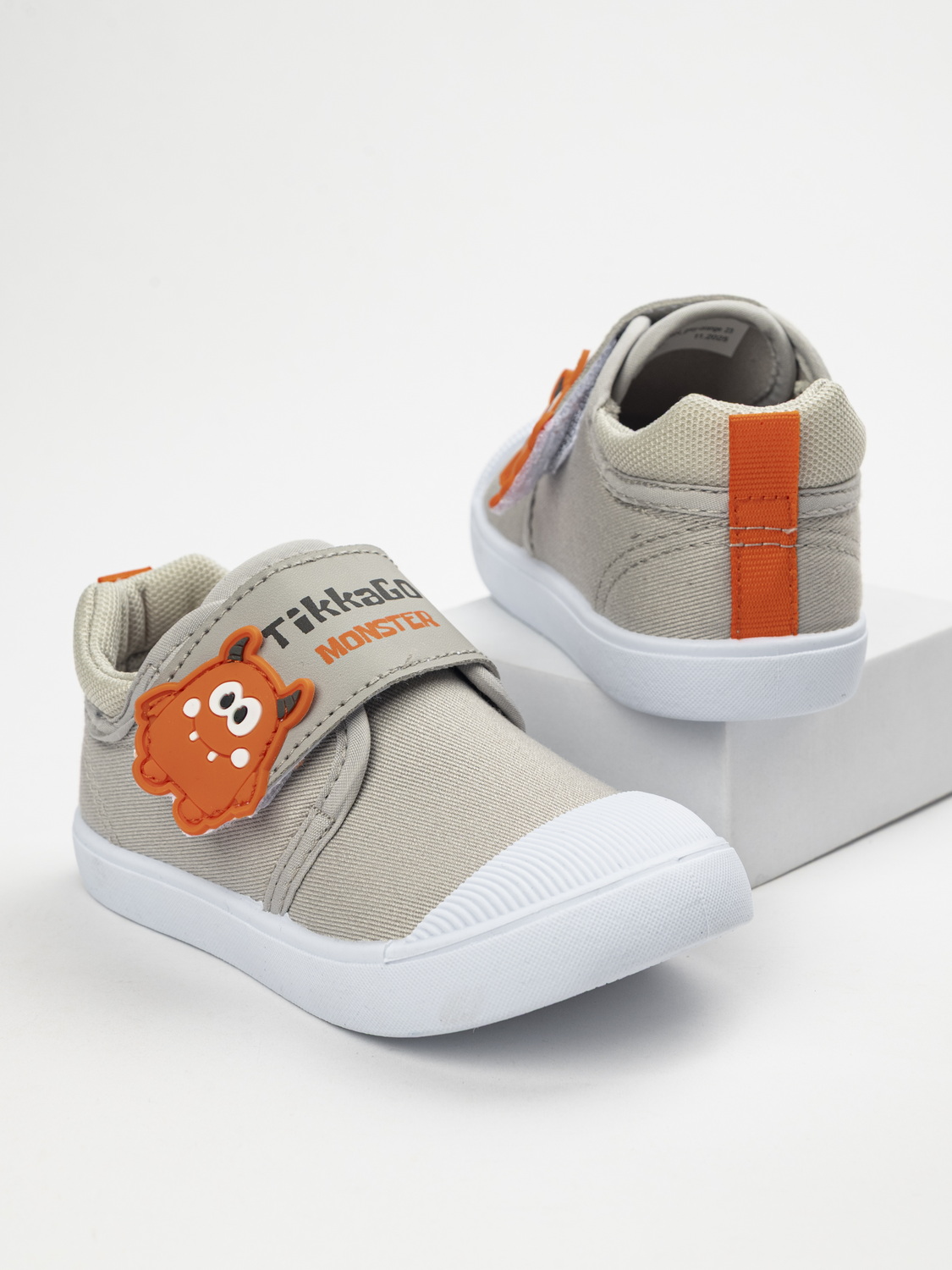 Кеды TikkaGo 7T22_12604_grey-orange - фото 2