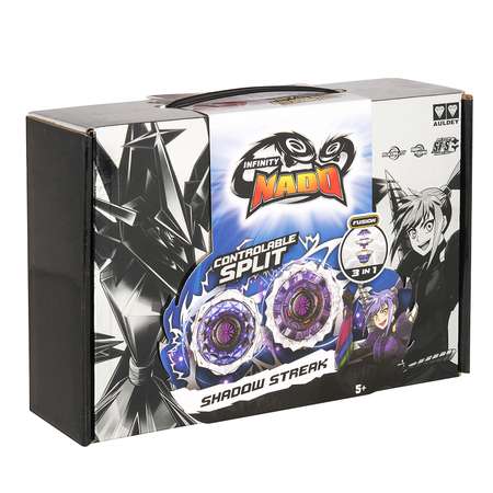 Игровой набор Infinity Nado Волчок Shadow Streak Крэк