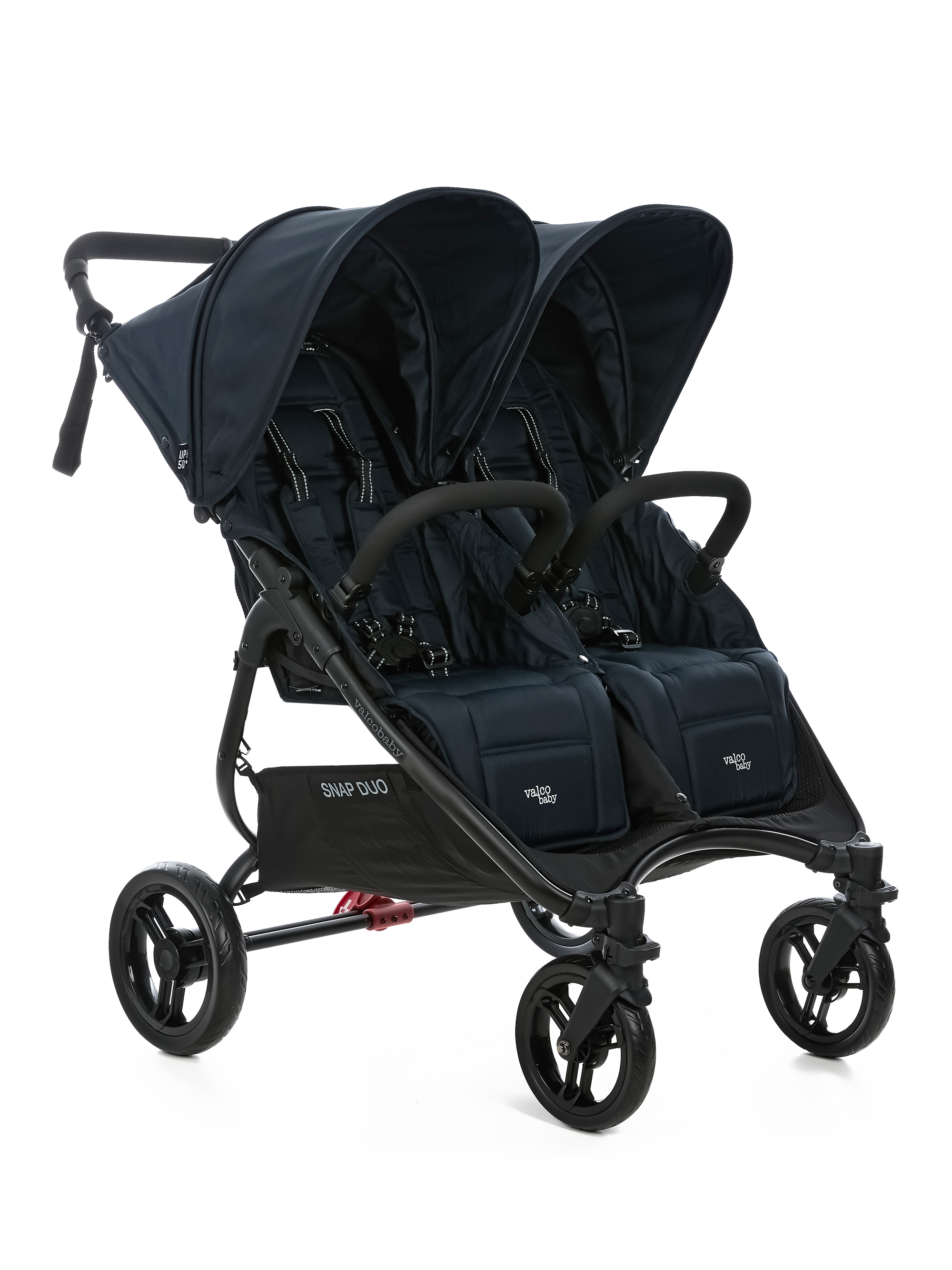 Коляска прогулочная для двойни Valco baby Snap Duo Flatt Matt синий - фото 12