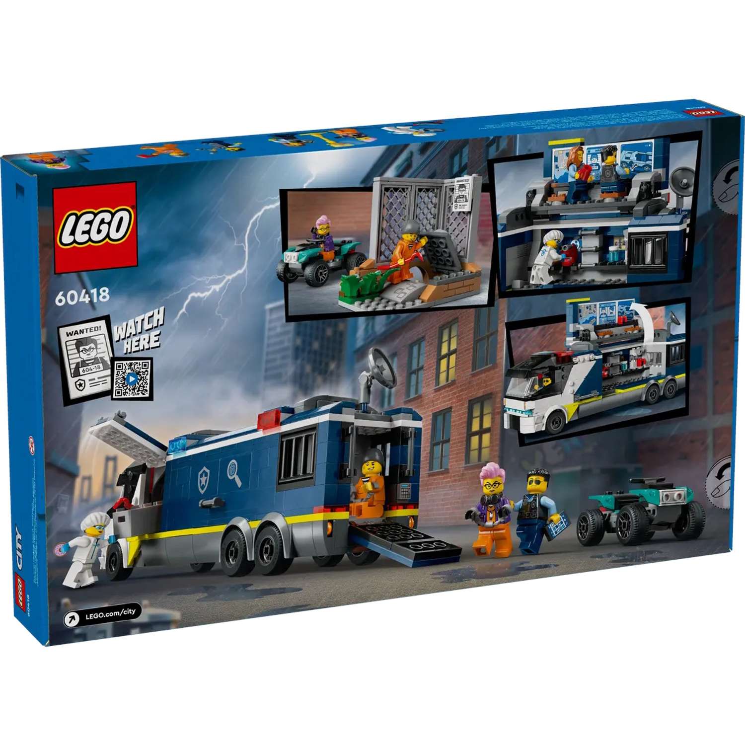 Конструктор LEGO City Police Mobile Crime Lab Truck 674 дет. - фото 7