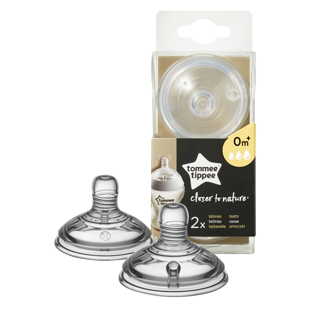 Соска Tommee tippee силикон (переменный поток) 2 шт. - фото 2