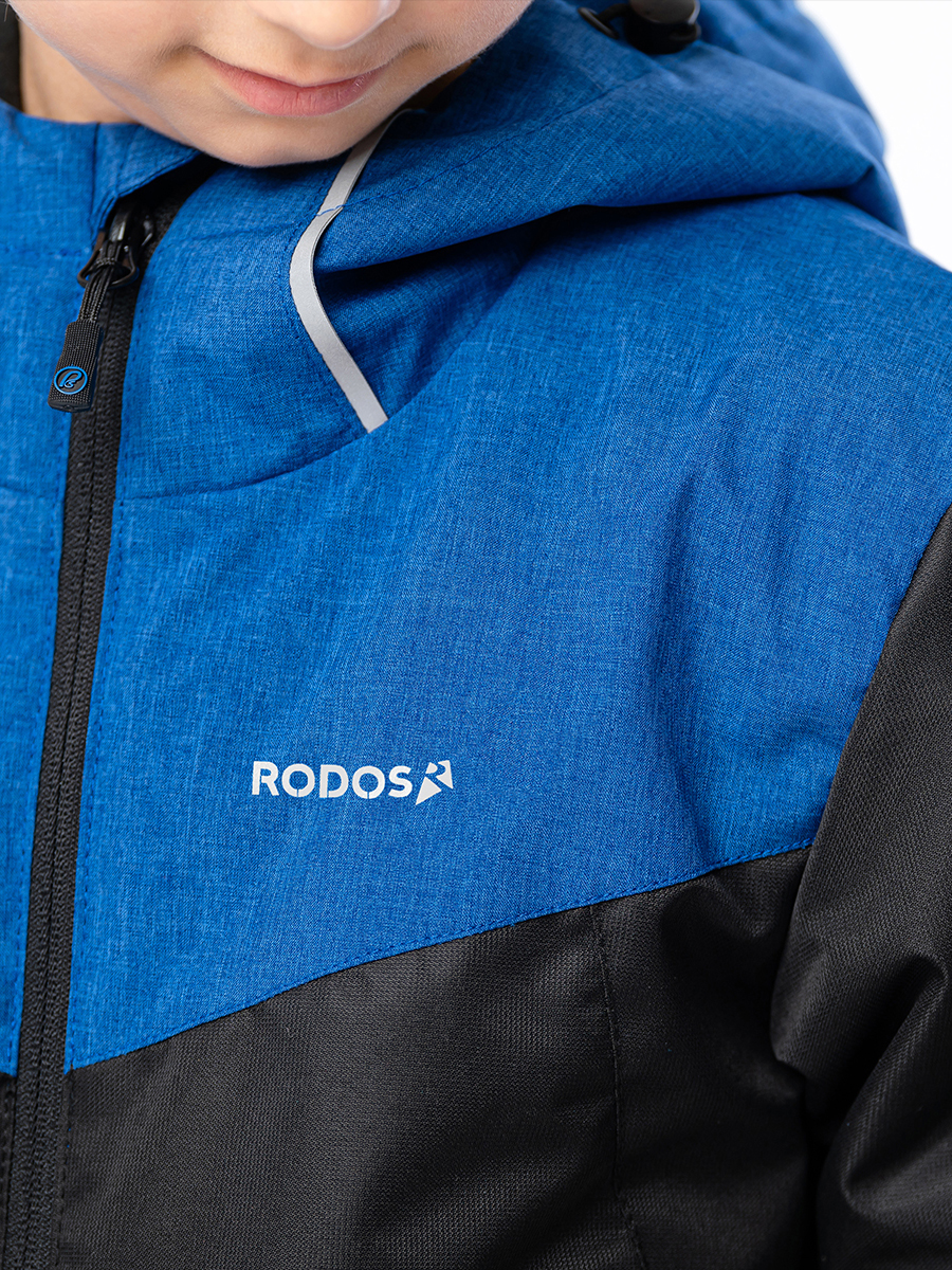 Куртка RODOS М-230/1/черный_васильковый - фото 7