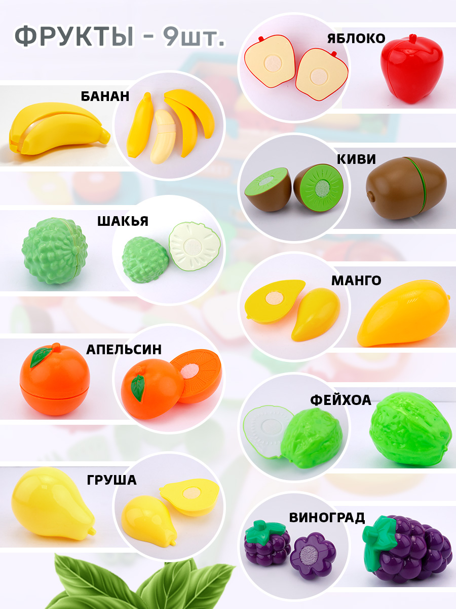 Игрушка TIPTOPOLIS Продукты в ящике 25 предм. - фото 2