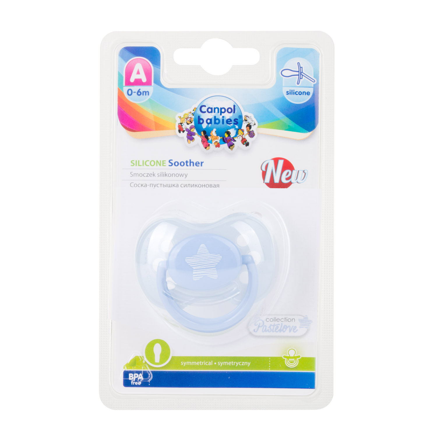 Пустышка Canpol Babies силикон анатомическая от 0 мес. в ассортименте - фото 2