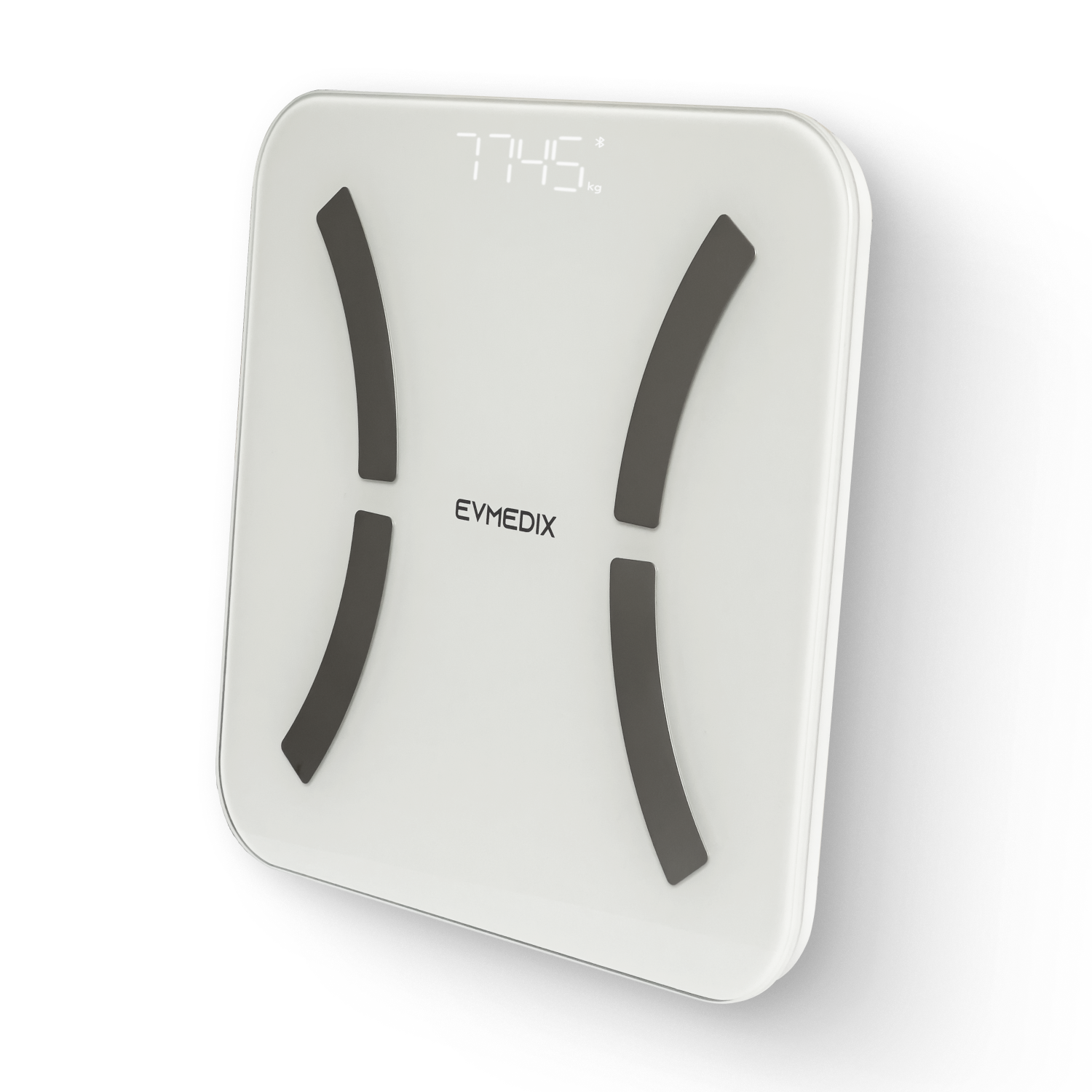 Электронные весы EVMEDIX 180 кг с Bluetooth белые - фото 1