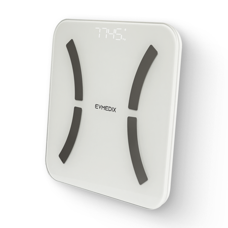 Электронные весы EVMEDIX 180 кг с Bluetooth белые