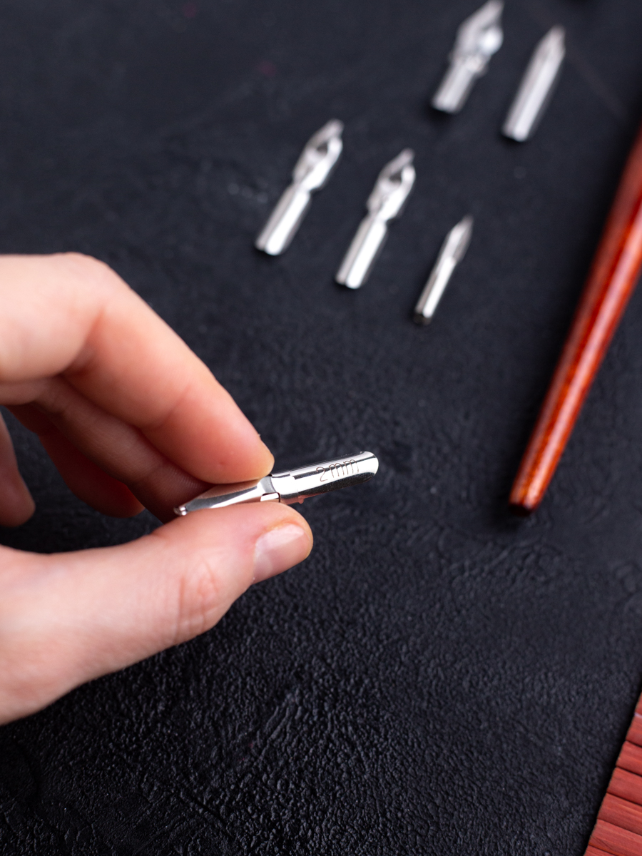 Перья Малевичъ для каллиграфии набор с прямым держателем - фото 8