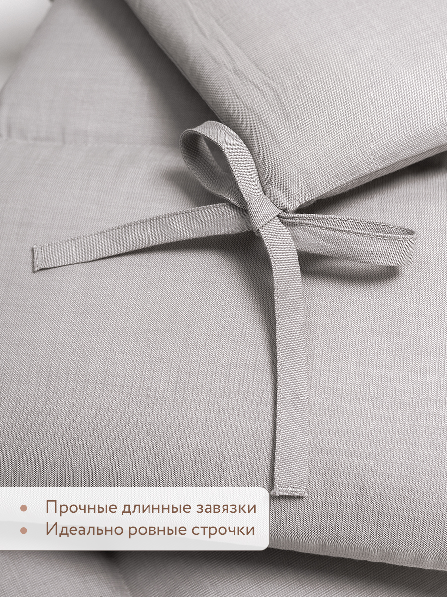 Бортик Perina Soft Cotton Серый 5 дет. - фото 10