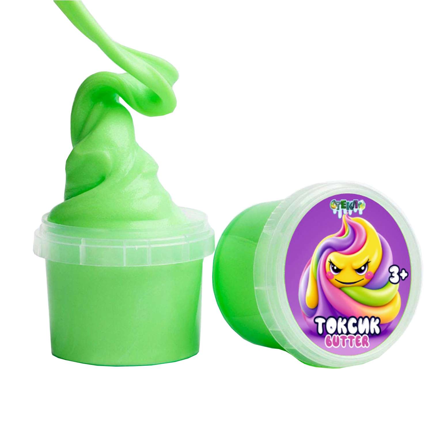 Игрушка-антистресс Слайм Стекло слайм Butter 65г в ассортименте - фото 3