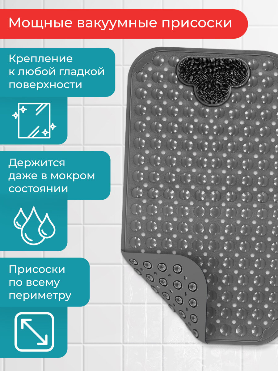 Коврик для ванной PRIMILA 40 x 70 см - фото 2