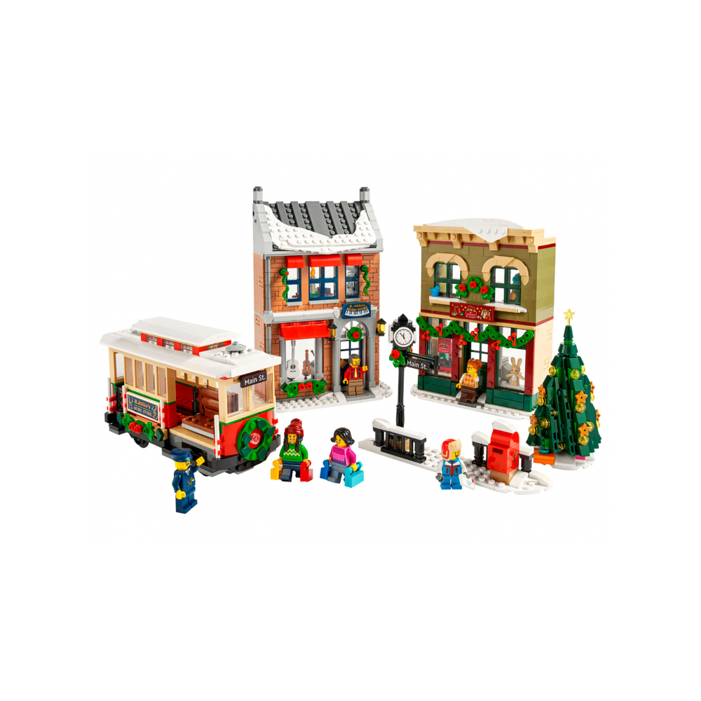 Конструктор LEGO Icons Рождественская улица 10308 1363 дет. - фото 3