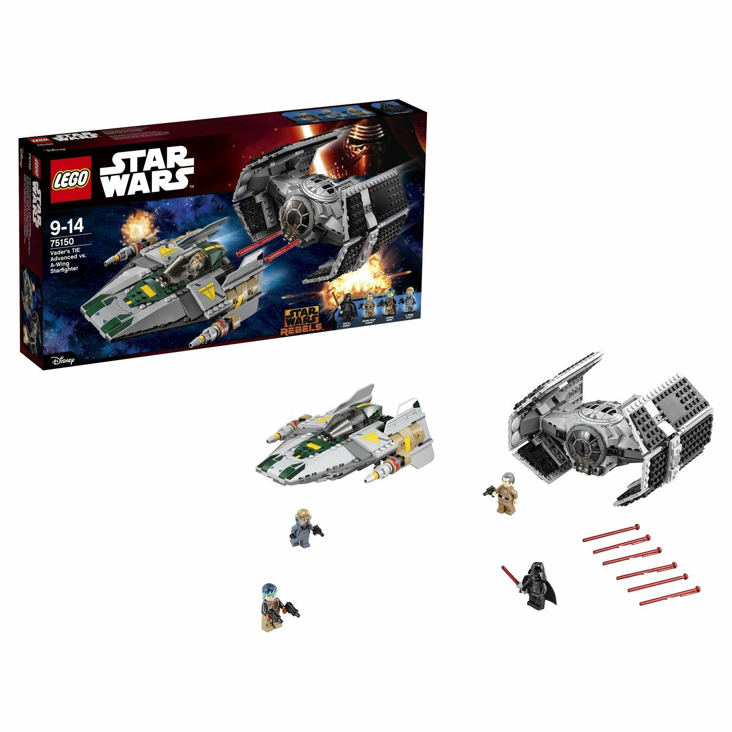 Конструктор LEGO Star Wars СИД Дарта Вейдера vs A-Wing блочный - фото 1