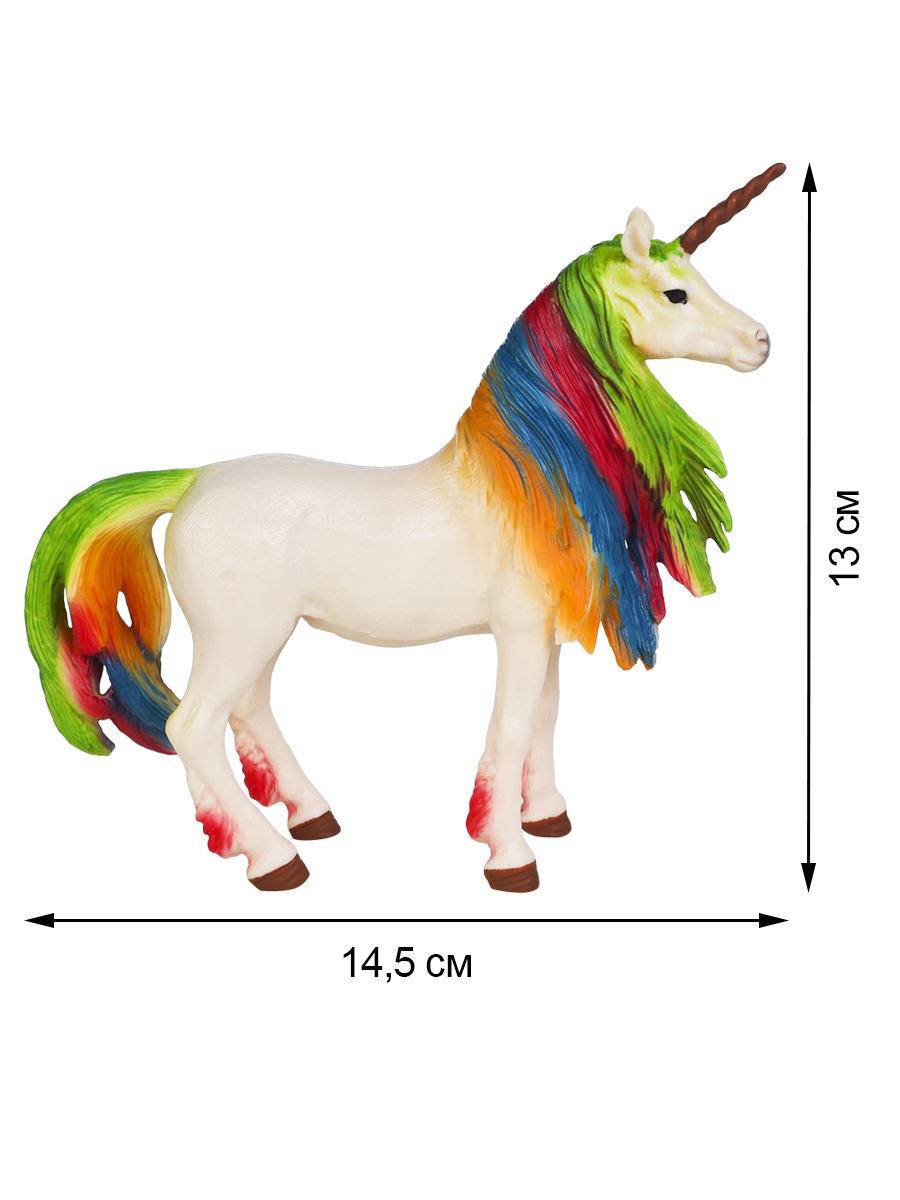 Фигурка Masai Mara Белый единорог с радужной - фото 2