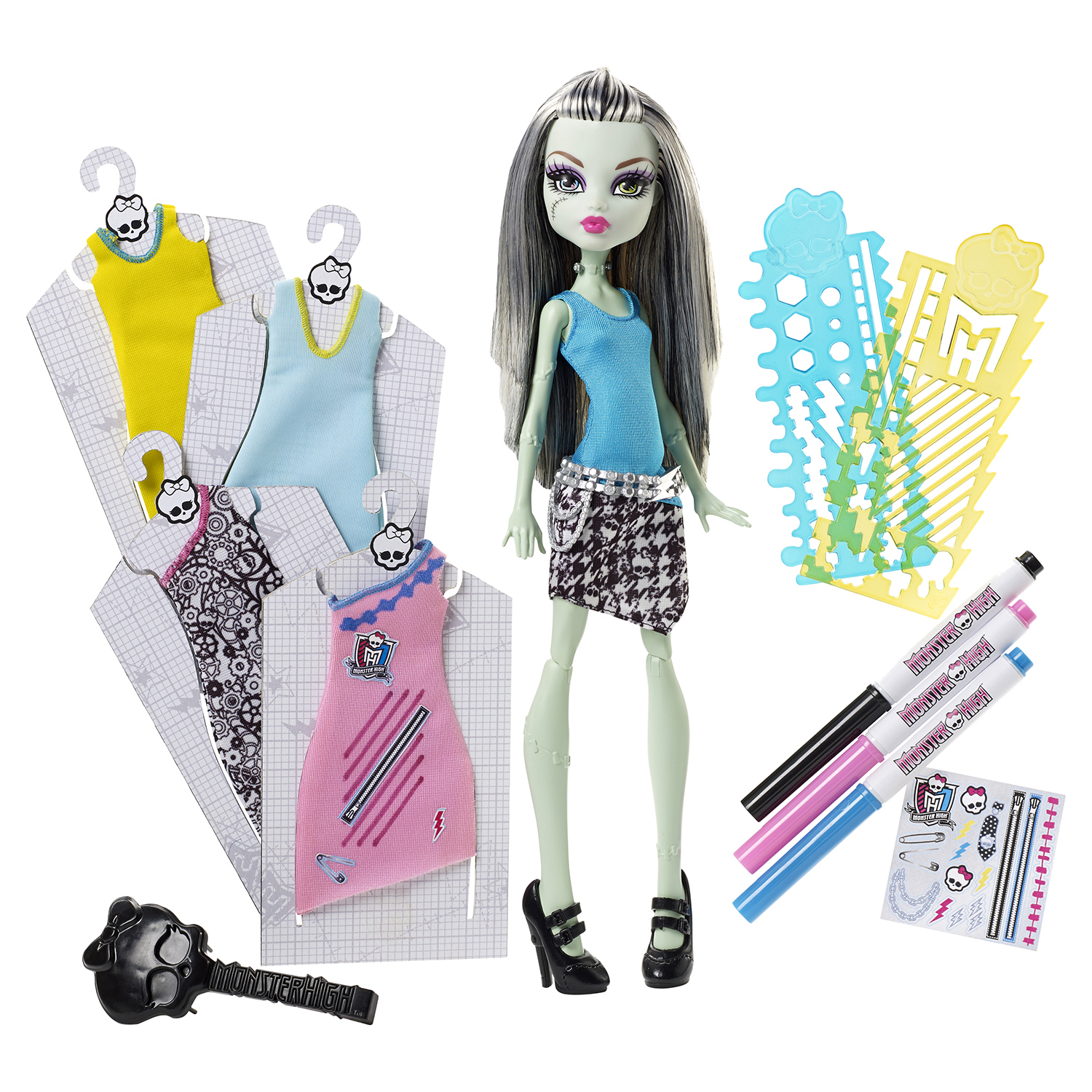 Кукла Monster High с аксессуарами Стильная Фрэнки DNM27 - фото 1