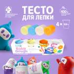 Тесто-пластилин BabyDough 4 цв.