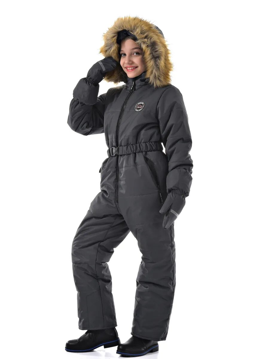 Комбинезон Rusland мз-комбинезон-31-22-глория-т.серый - фото 6