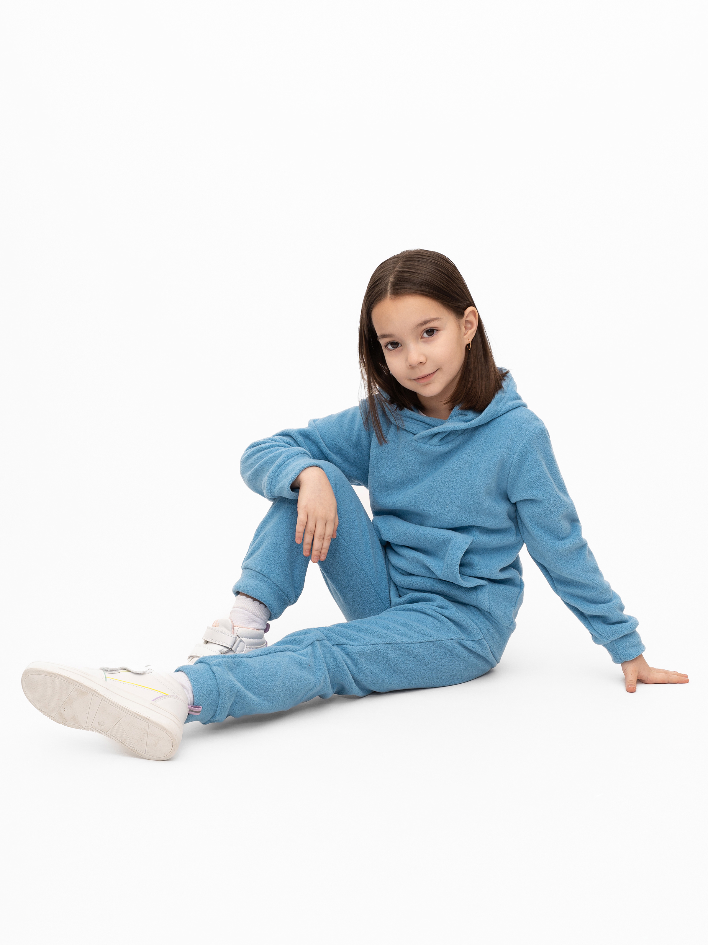 Худи и брюки Утенок 7043г(ш) голубой - фото 19