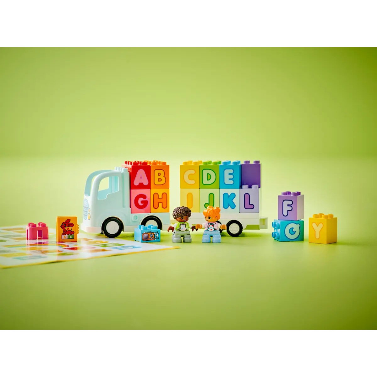 Конструктор LEGO DUPLO Алфавит Грузовик блочный - фото 13