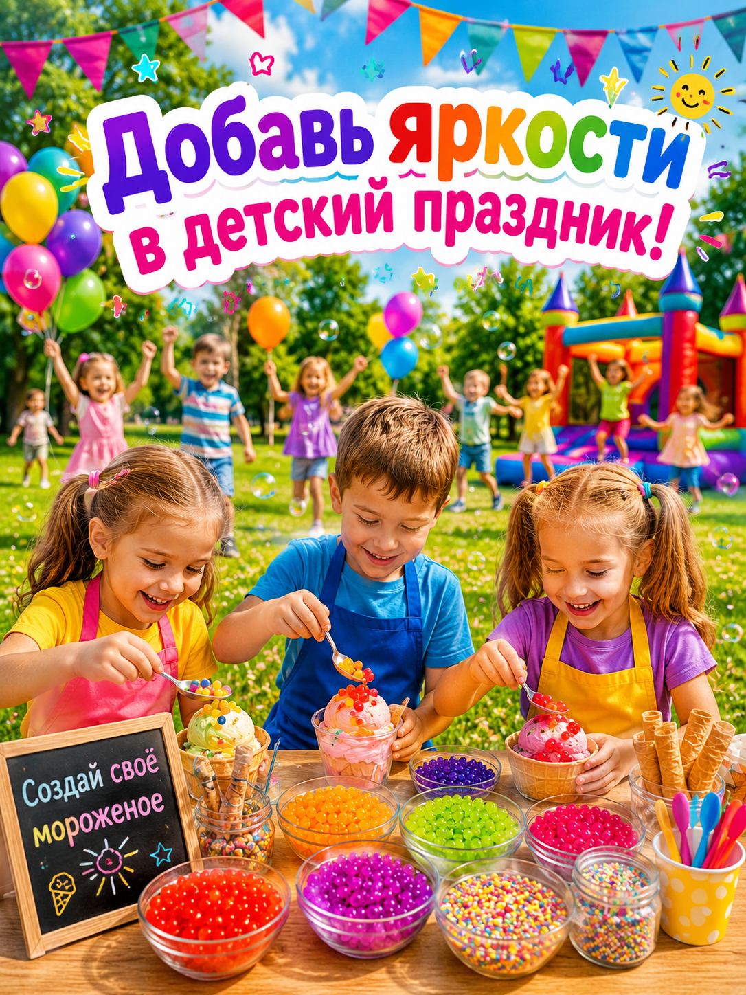 Набор Джус боллы шарики фруктовые BUBBLE BOSS со вкусом Яблока Клубники Черники - фото 3