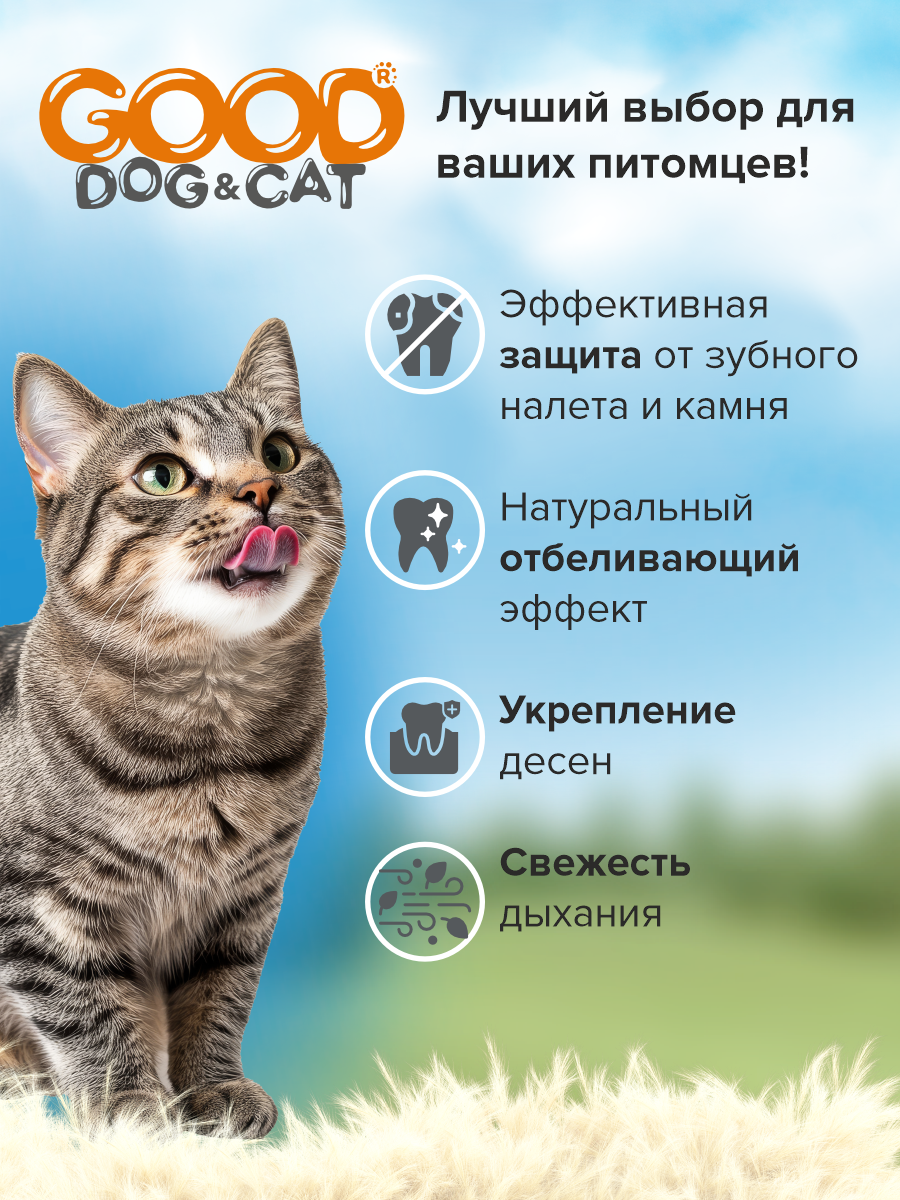 Зубная паста для кошек и собак GOODR Dog&Cat со вкусом мяты 75мл - фото 2