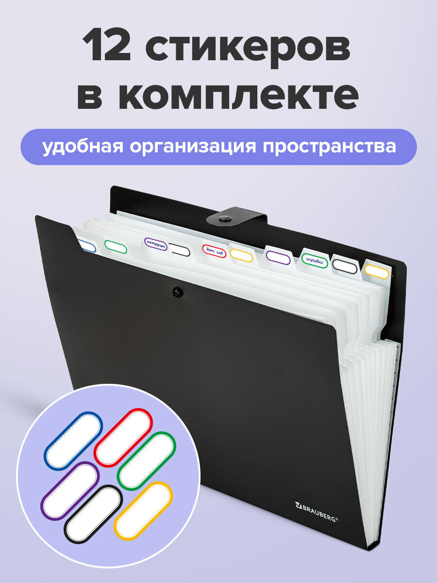 Папка-органайзер Brauberg А4 - фото 3