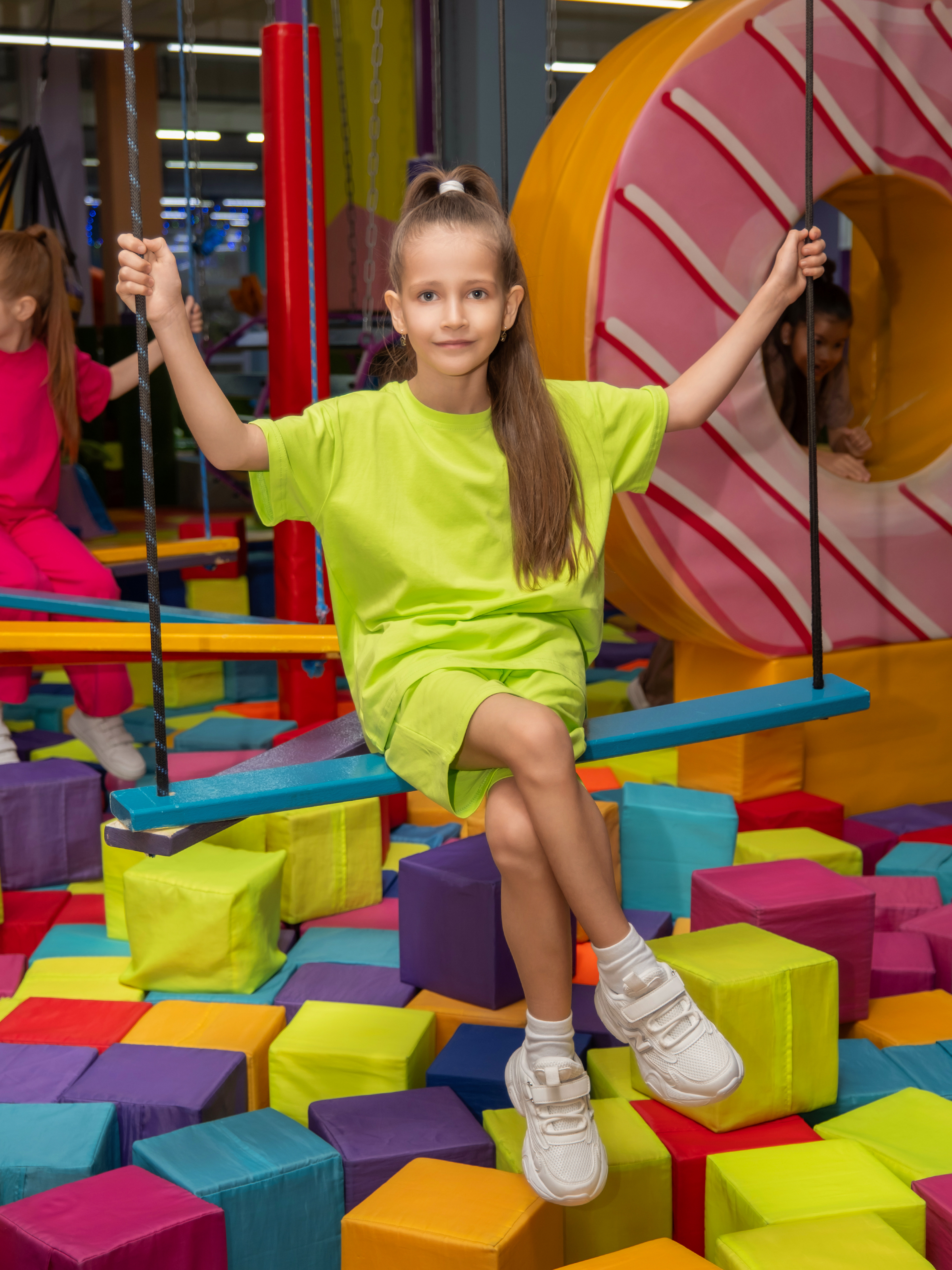 Футболка и шорты Утенок 7067 салат - фото 8