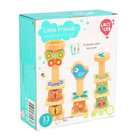 Игрушка Lucy and Leo пирамидка Маленькие друзья