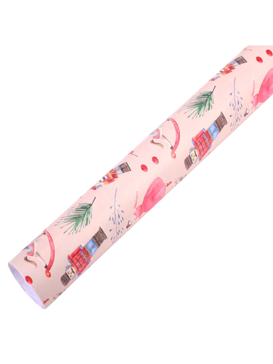 Упаковочная бумага Золотая сказка для новогодних подарков в рулоне набор 3 штуки - фото 15