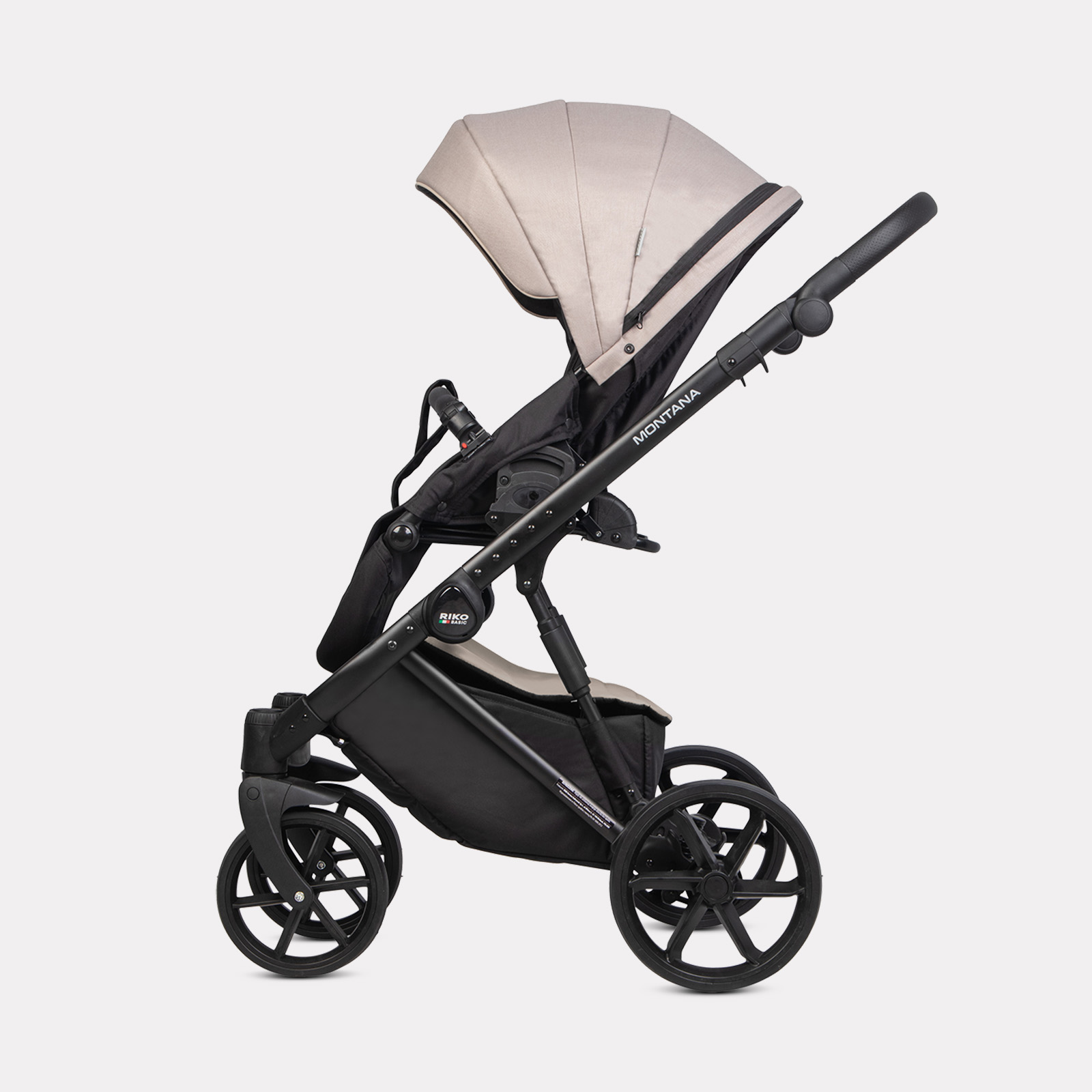 Коляска 3в1 Riko Basic Montana Plus бежевый - фото 6