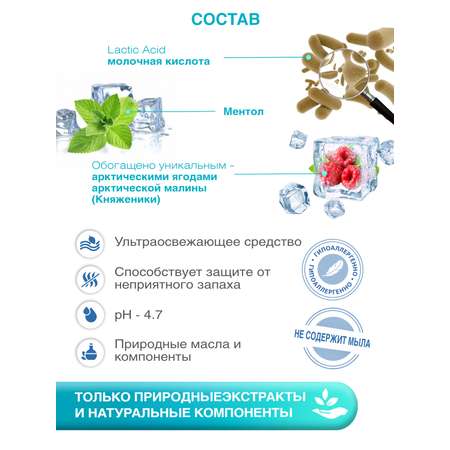 Гель Lactacyd для ежедневной интимной гигиены Кислородная свежесть