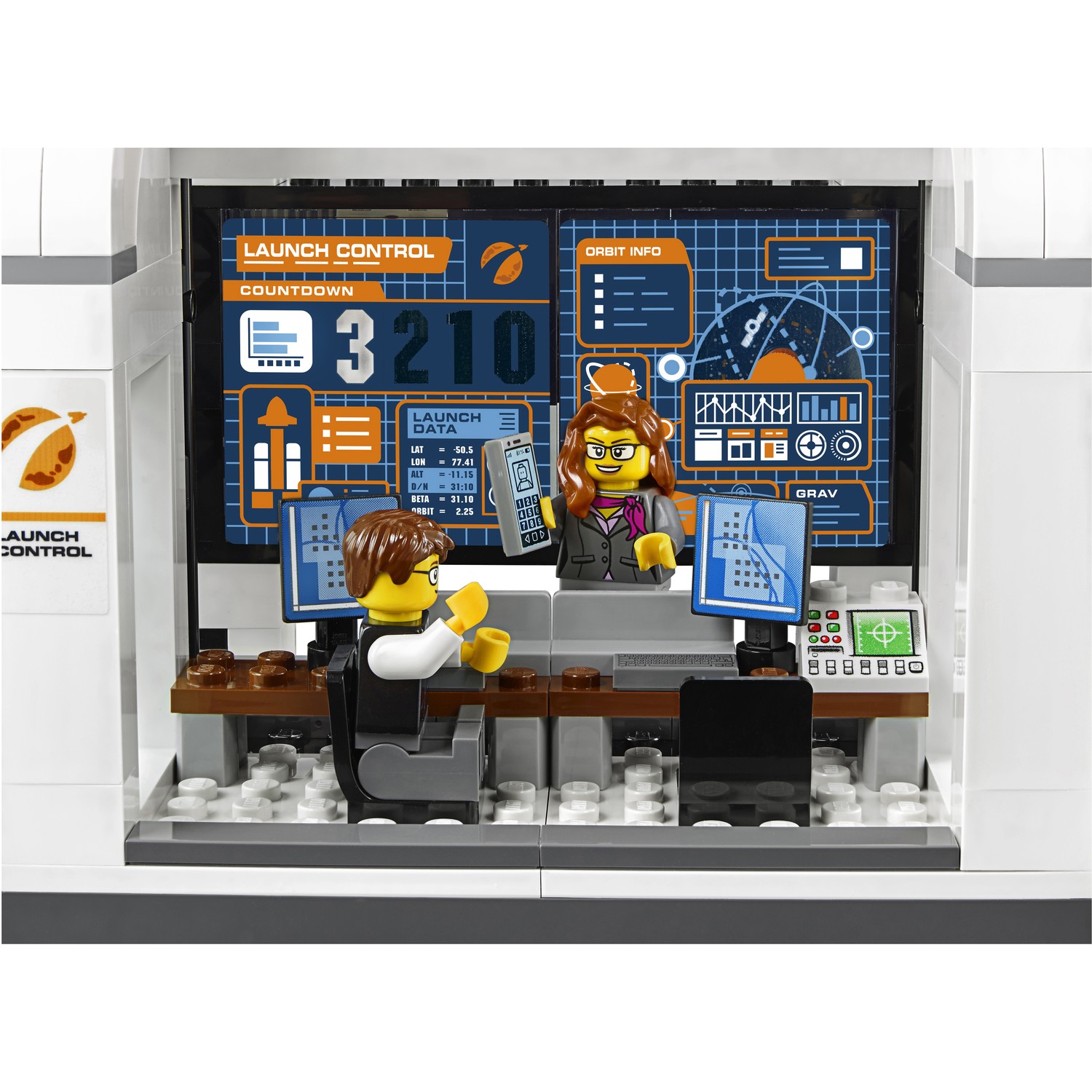 Конструктор LEGO City Space Port Ракета 837 дет. - фото 11