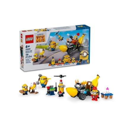 Конструктор LEGO Minions Миньоны и автомобиль банан блочный