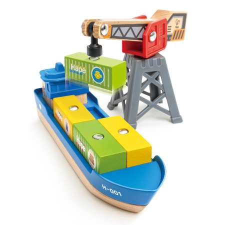 Набор железнодорожный Hape 30 см