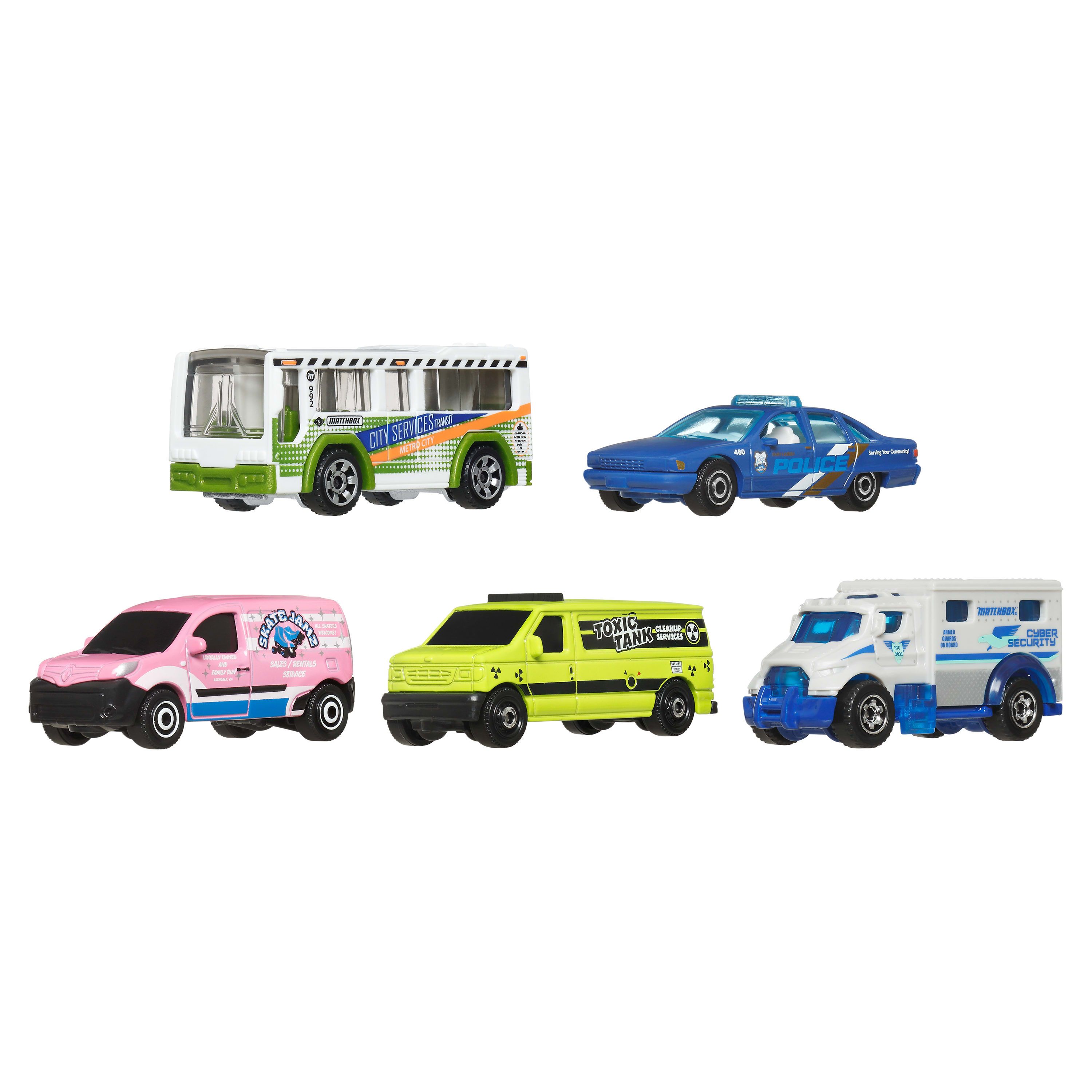 Игровой набор Matchbox MBX City Drivers V C1817/JBX21 - фото 1
