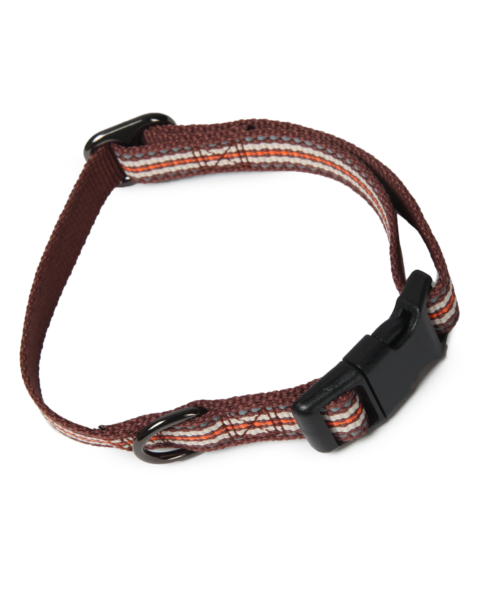 Ошейник для собак Barbaks Коричневая полоса S 1.5*27-40см - фото 7