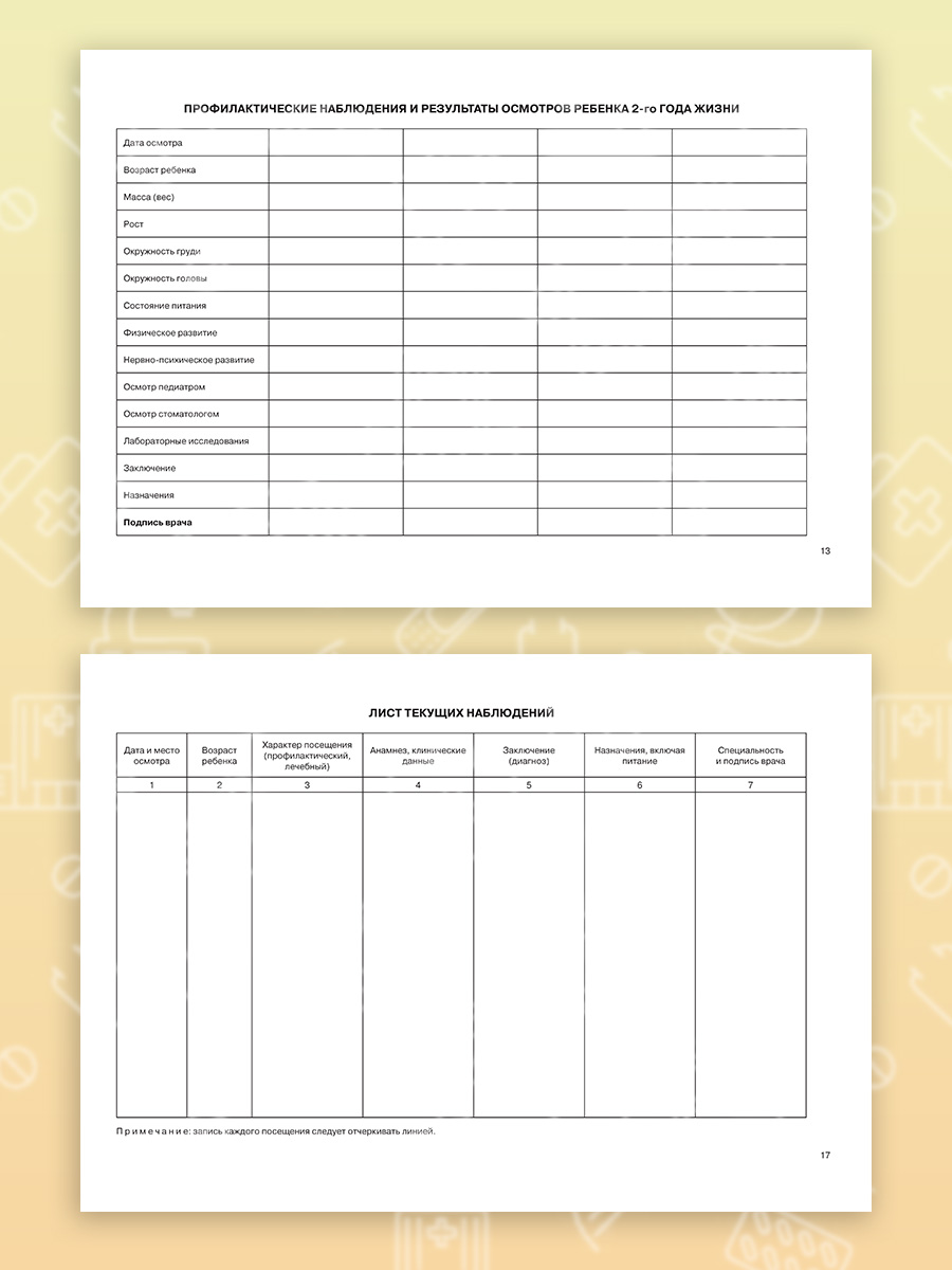 Амбулаторная карта Озорные щенки А5 144 листа 200х140мм - фото 12