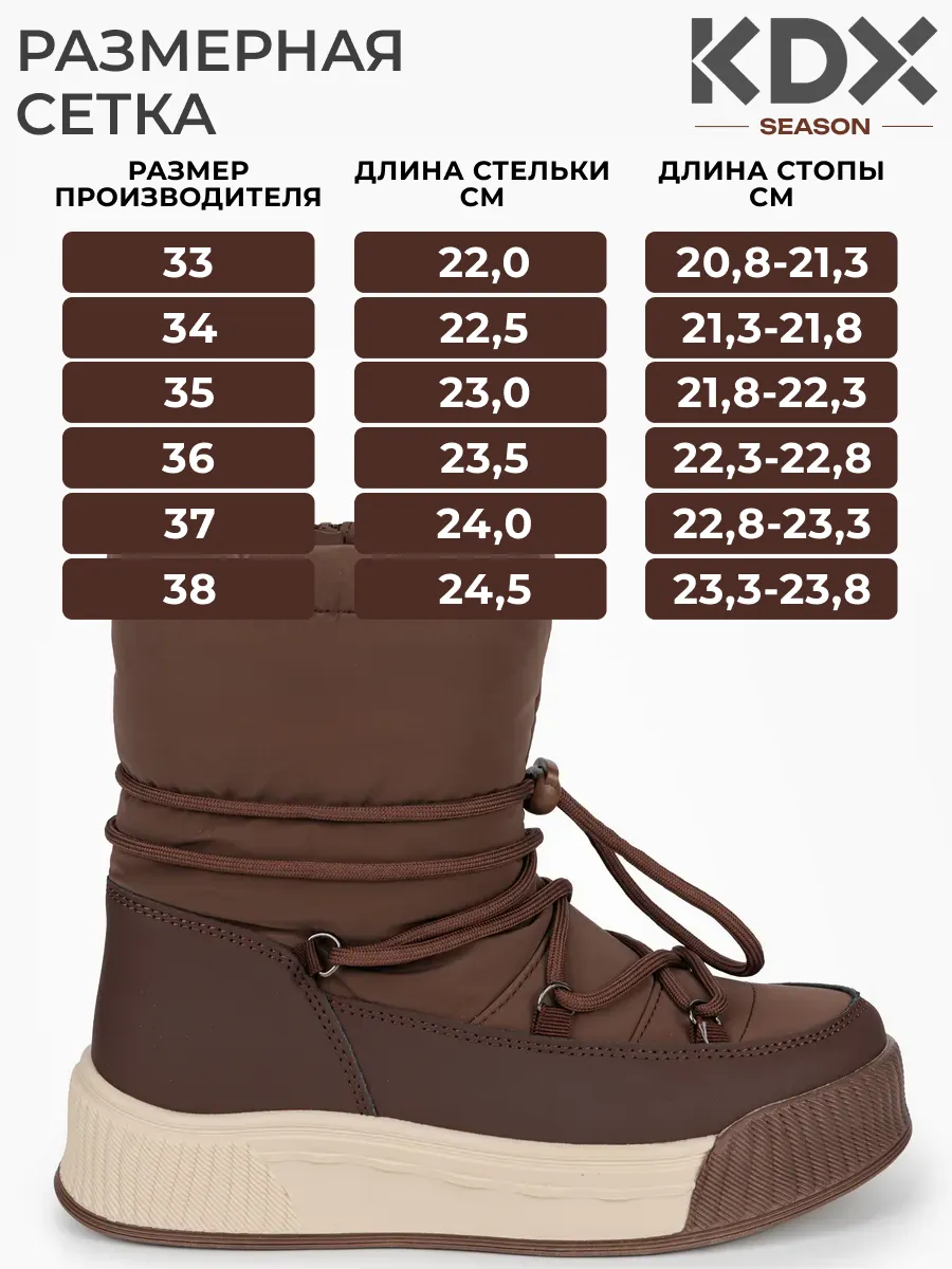 Дутики KDX FM-11 grey - фото 4