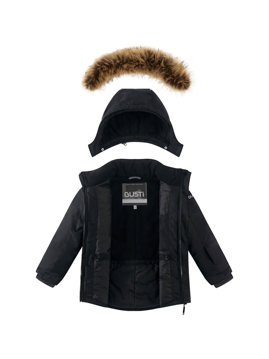 Парка GUSTI GW5BJ538-BLACK - фото 3