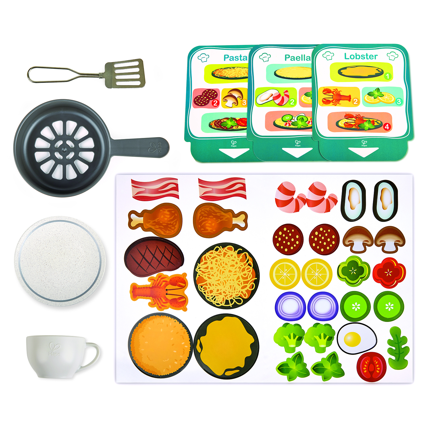 Детская деревянная кухня HAPE Делюкс 5 аксессуаров воздушная фритюрница свет звук E3177_HP - фото 9