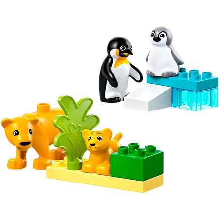 Конструктор LEGO DUPLO Семейства диких животных 10 дет.