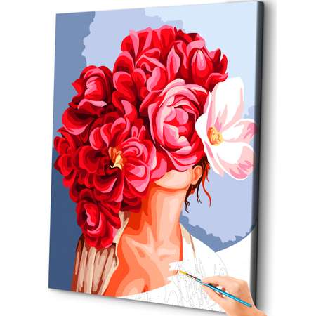 Картина по номерам Art sensation Шикарные цветы в ассортименте