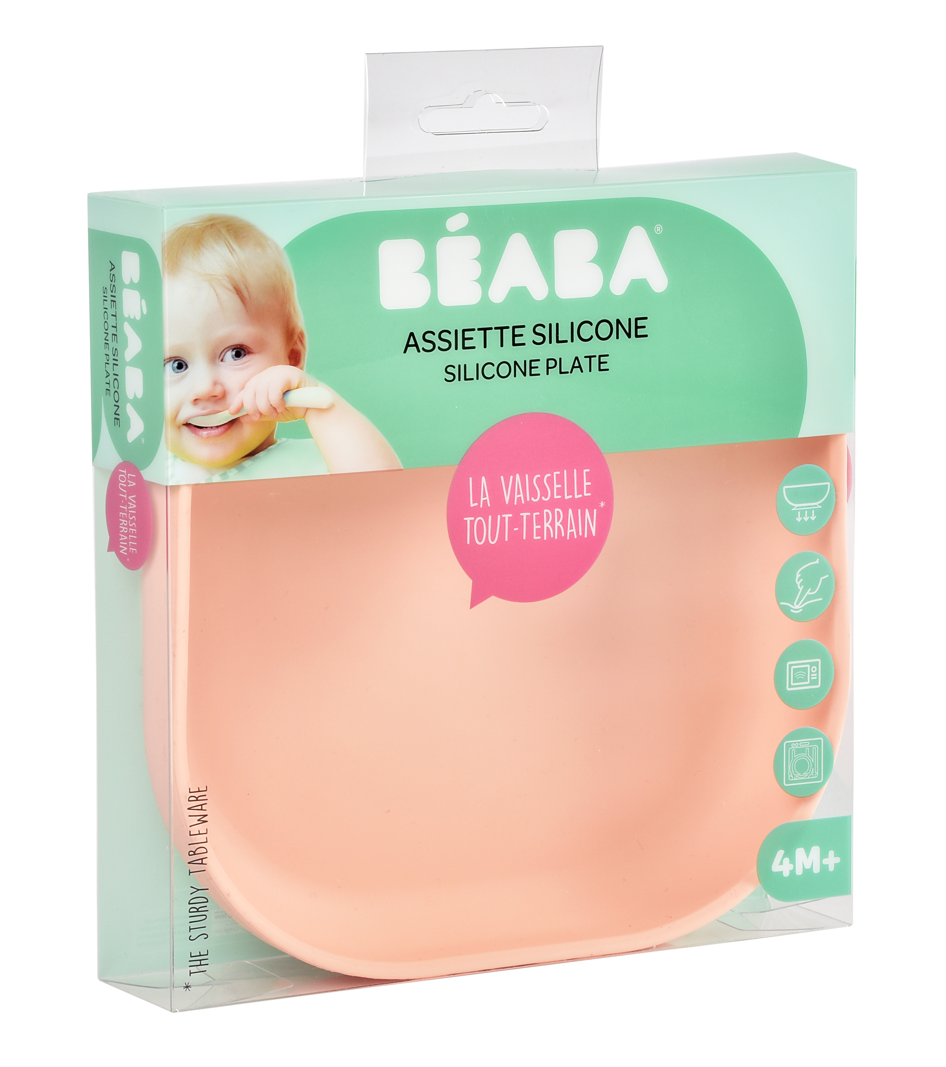 Тарелка BEABA ASSIETTE SILICONE 600 мл 1 предм. - фото 2