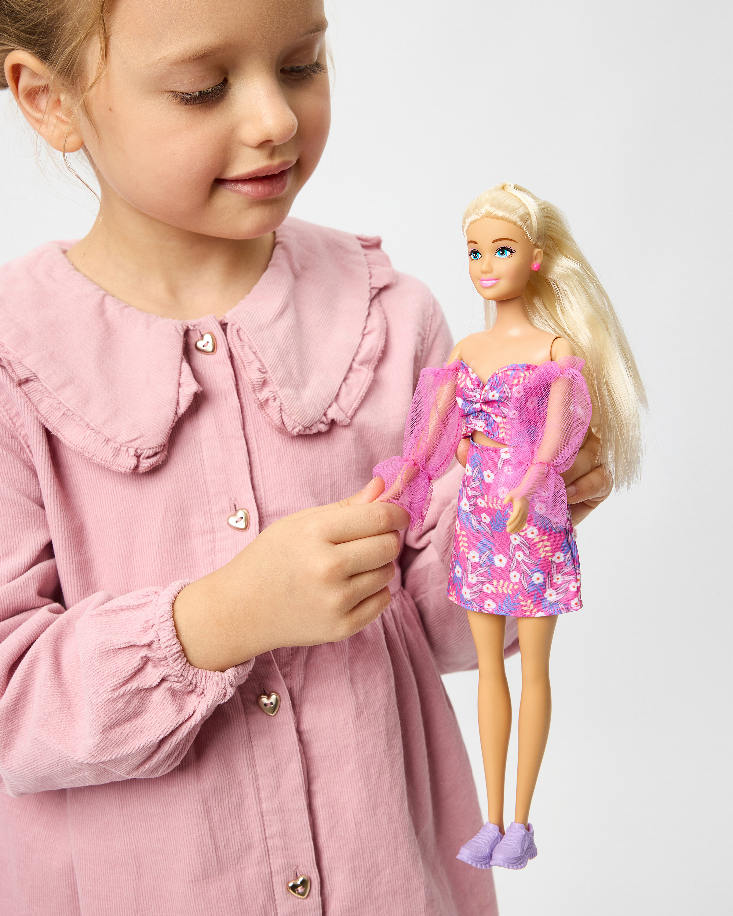 Кукла модельная Demi Star в платье с воланами высота 29 см 616586-1 - фото 2