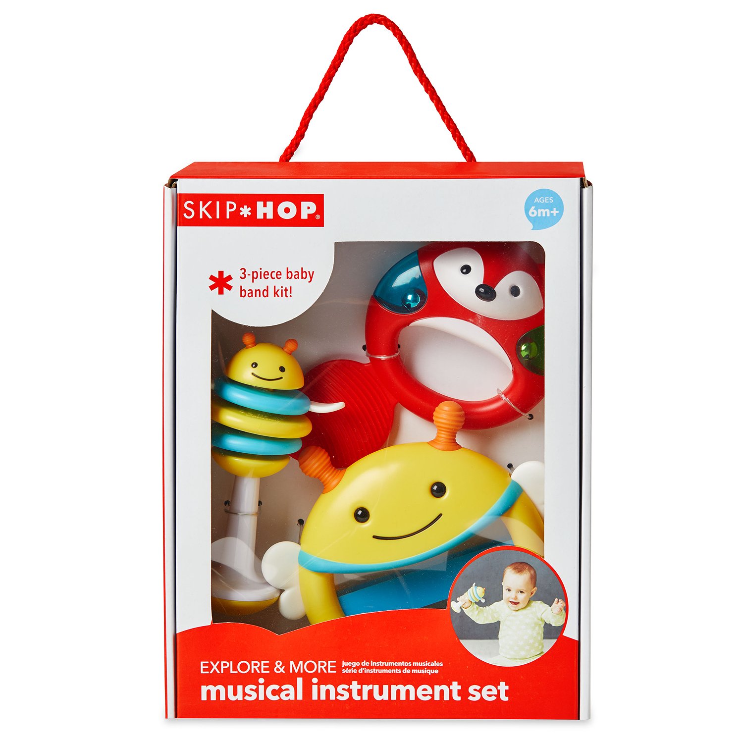Игрушка музыкальная Skip Hop бубен, маракас, барабаны - фото 1