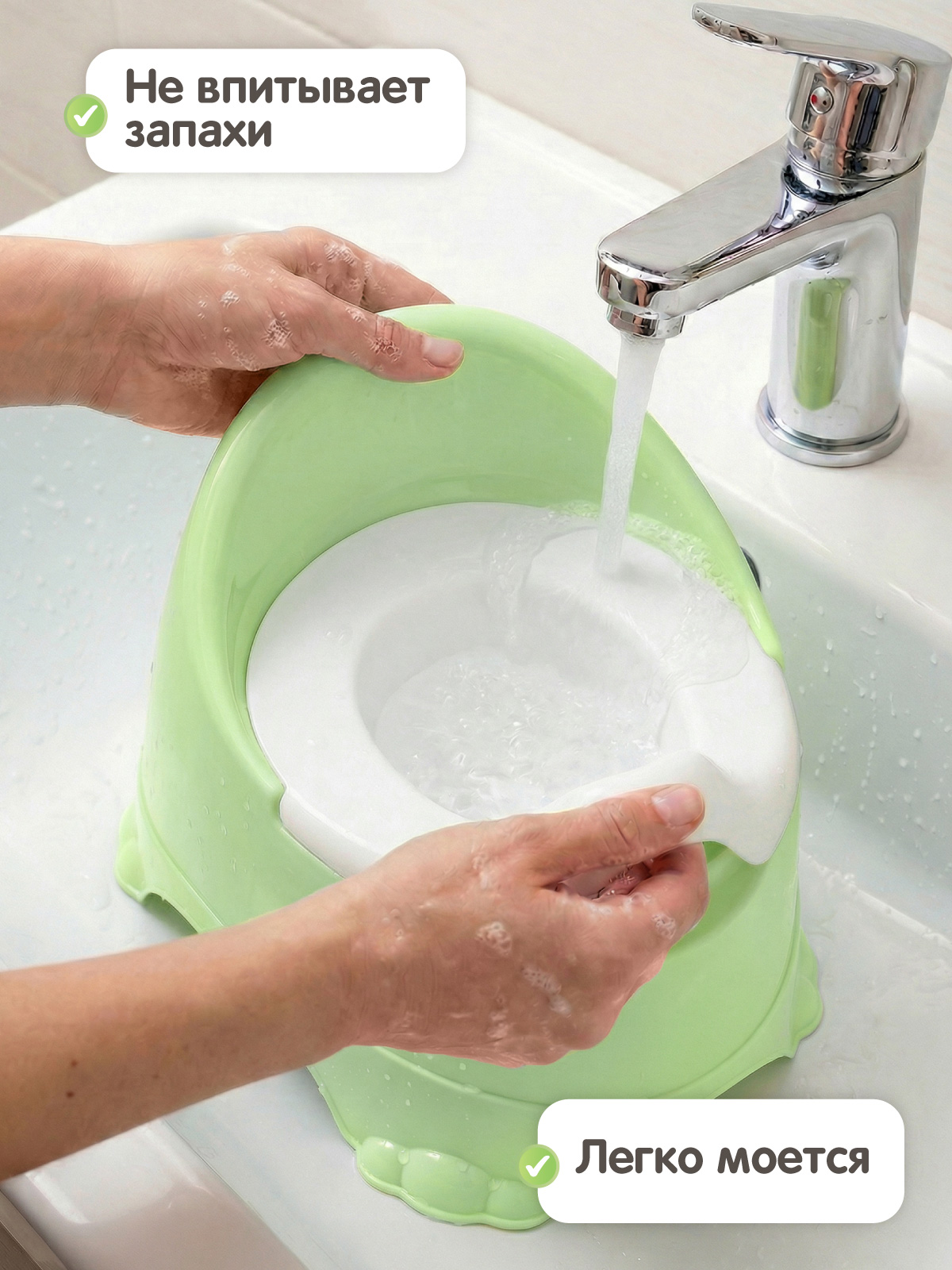 Горшок Компания Друзей салатовый зеленый - фото 5