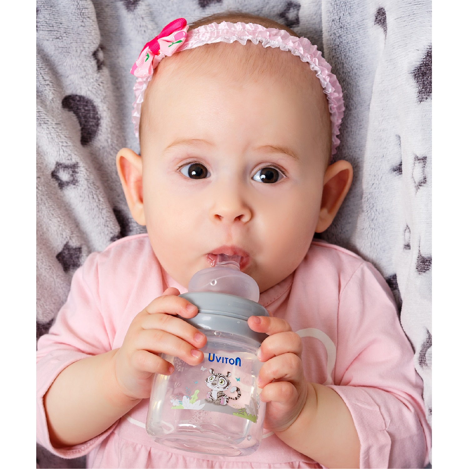Бутылочка Uviton Anti-Colic 125 мл 1 шт. в ассортименте - фото 10